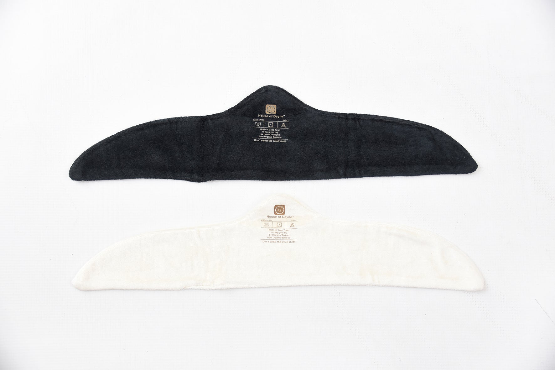 3-Pack 2 Cream & 1 Black -  Organic Bamboo Bra Liners –