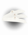 3-Pack Cream Organic Bamboo Bra Liner – Hypoallergenic & Reusable