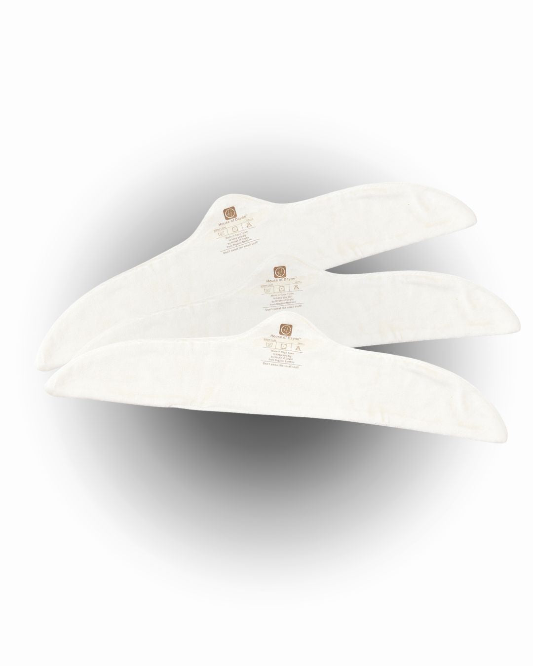 3-Pack Cream Organic Bamboo Bra Liner – Hypoallergenic & Reusable
